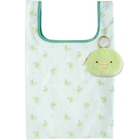 すみっコぐらし ぬいぐるみショッピングバッグ ぺんぎん? ソーイングシリーズ 折りたたみ エコバッグ ぬいぐるみポーチ付