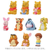 【中身はランダム】くまのプーさん ソフビパペットマスコット Disney ディズニー