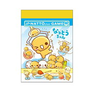 なっとうちゃん ミニメモ ゲーム めも メモ紙 メモ帳 メッセージ 伝言 平成レトロ 415336