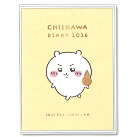 ちいかわ 手帳 2026年スケジュール帳 1000137364 2026年1月始まり・B6コミックマンスリー カニ爪唐揚げ 178282