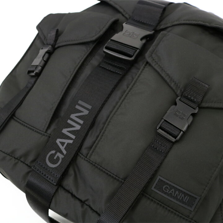 楽天市場】□GANNI ガニー バックパック Recycled Tech Backpack A4755 