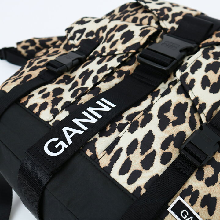 楽天市場】□GANNI ガニー バックパック Recycled Tech Backpack Print 