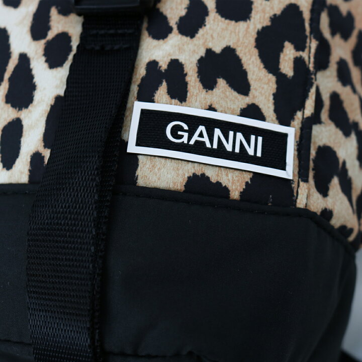 楽天市場】□GANNI ガニー バックパック Recycled Tech Backpack Print 