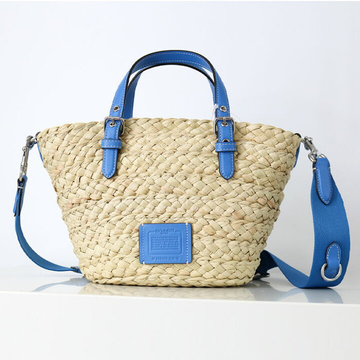 楽天市場】COACH コーチ CJ519 スモール トート かごバッグ ショルダー 