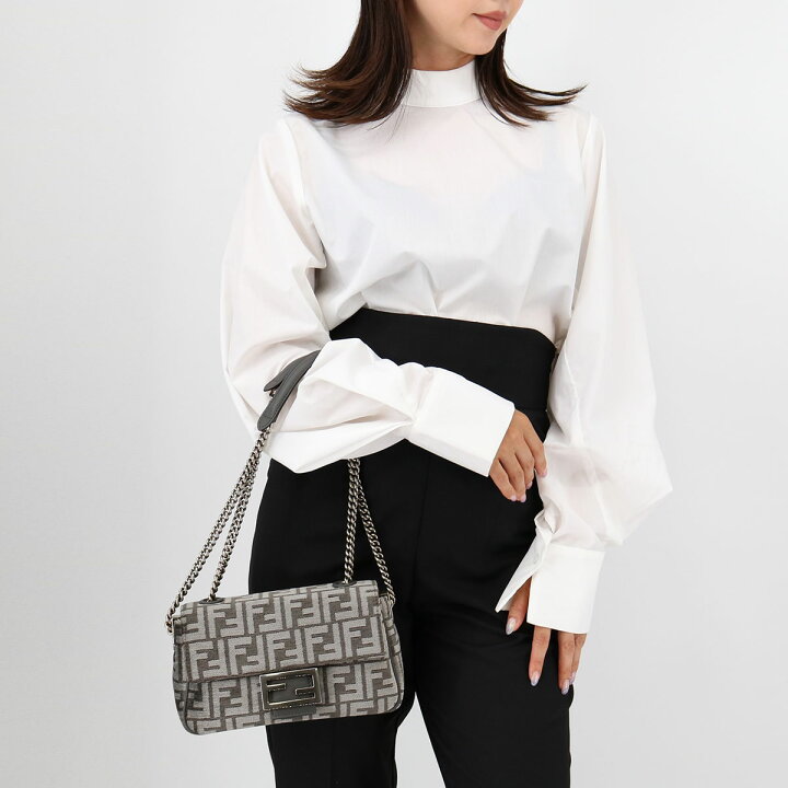 楽天市場】FENDI フェンディ8BR793 ALG7 F1HZO BAGUETTE CHAIN MIDI 