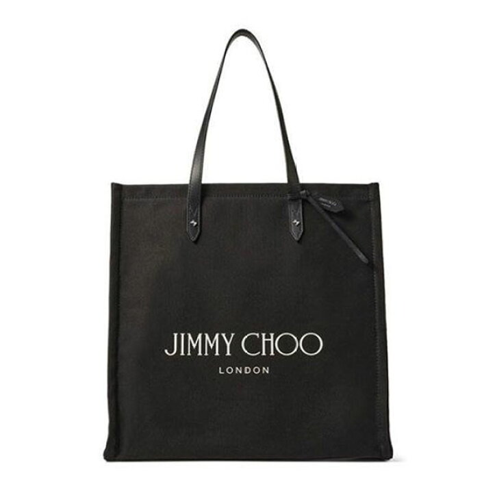 楽天市場】【JIMMY CHOO】ジミーチュウ LOGOTOTE FFQ BLACK/BLACK 