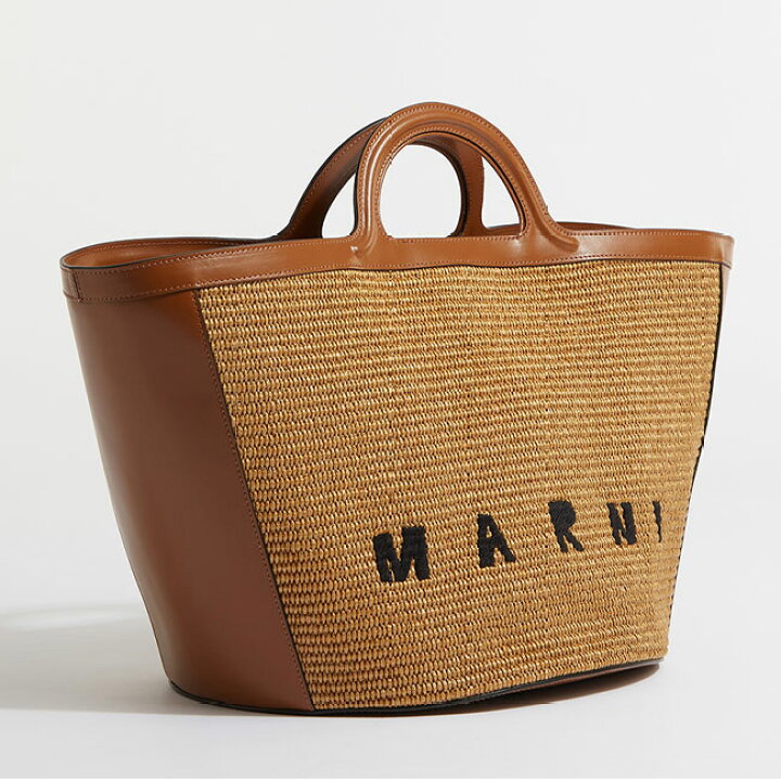 楽天市場】MARNI マルニ BMMP0069Q0 P3860 00M50 ラフィア×レザー  
