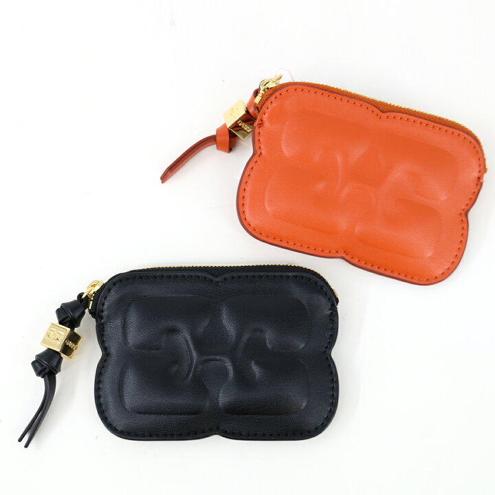 楽天市場】□GANNI ガニー 小銭入れ Butterfly Compact Zipped Wallet 