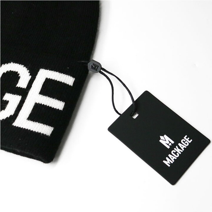 楽天市場】◇MACKAGE マッカージュ KIKO-Z ロゴニットキャップ 