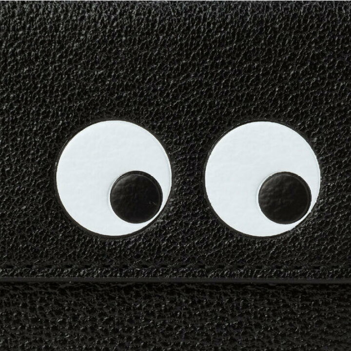 初売りセール!ポイント10倍 ANYA HINDMARCH アニヤハインドマーチ 三つ折り財布 レディース ブラック 5050925142670 EYES アイズ P10SP1226 財布・ケース | maxwellcenter.com