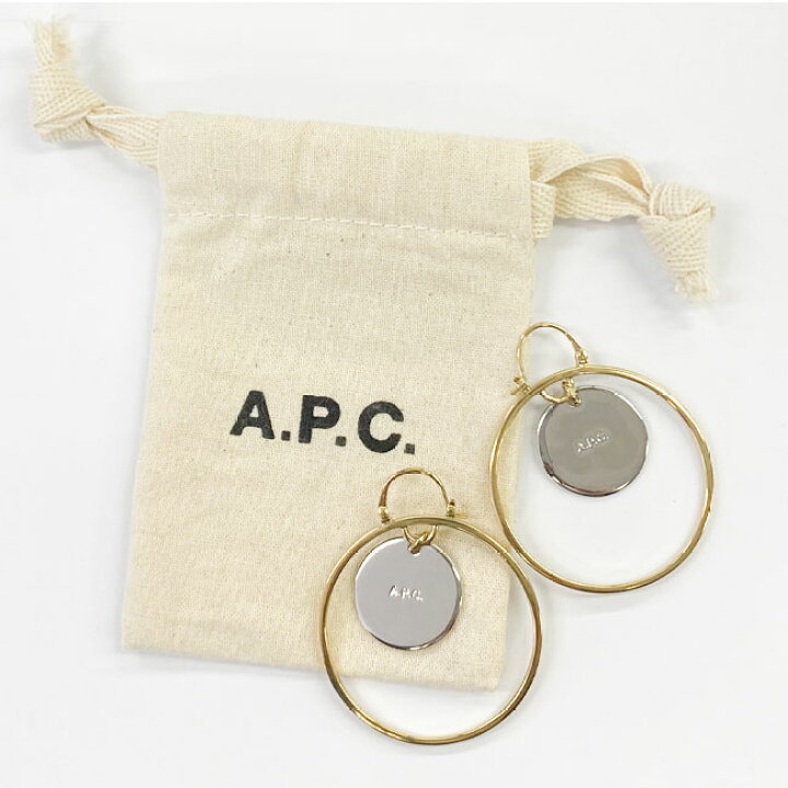 楽天市場】【A.P.C】APC アーペーセー ピアス フープピアス MEACC 