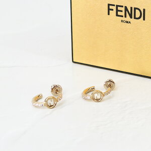 ��FENDI �G�o�[���E���h �t�F���f�B �s�A�X 8AL326ATEPF089U �S�[���h�J���[���^�� �N���X�^�� �A�N�Z�T���[ �v���[���g �M�t�g �u�����h