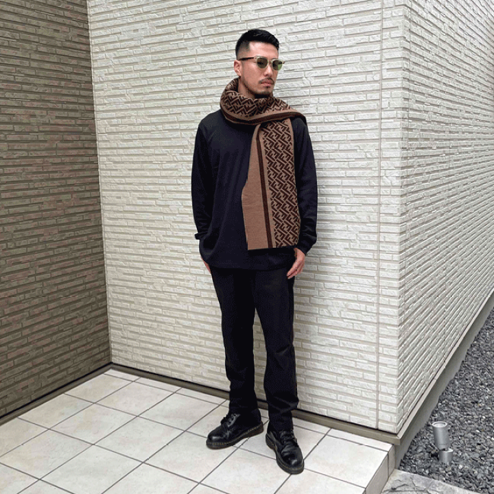 楽天市場】【FENDI】フェンディ FXS124 AH7P シルク混マフラー 