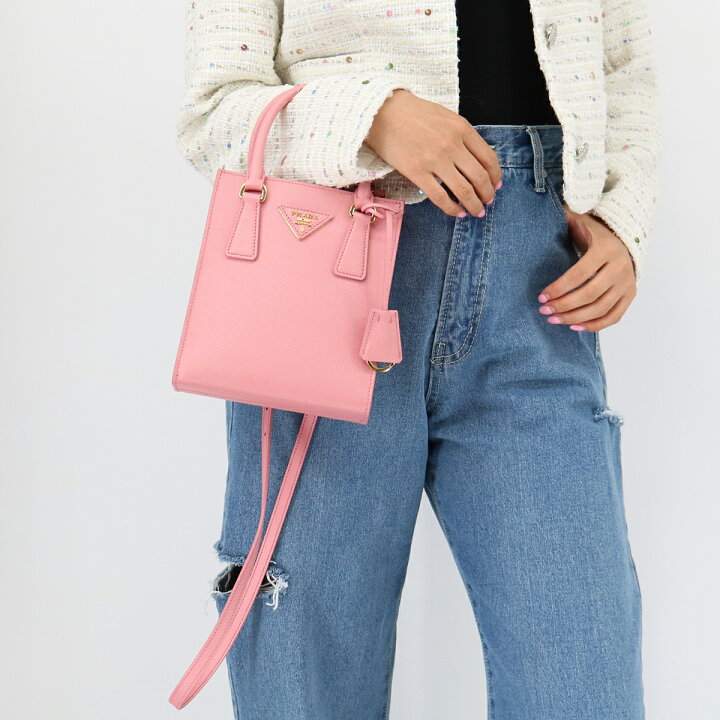 楽天市場】PRADA プラダ ハンドバッグ 1BA358 NZV ショルダーバッグ  