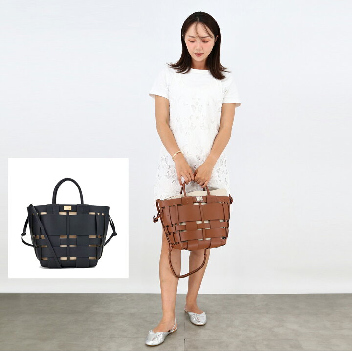 楽天市場】ZANCHETTI ザンケッティ E WMSH736 WOVEN MIDI SHOPPER 472  