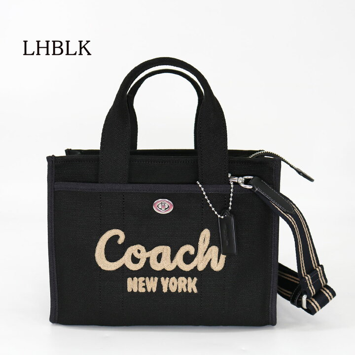 COACH ブラック 小型ショルダーバッグ 犬の刺繍