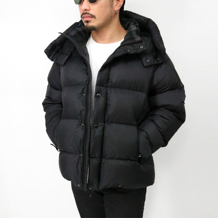 楽天市場】【BURBERRY】バーバリー 8043844 A1189 BLACK メンズダウン  
