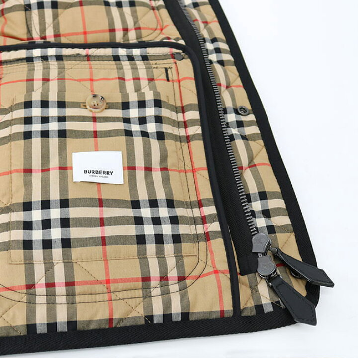 楽天市場】BURBERRY バーバリー 8049783 A1189 メンズ中綿キルティング 