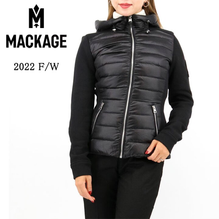 楽天市場】【MACKAGE】マッカージュ DELLA BLACK ダウンジャケット  