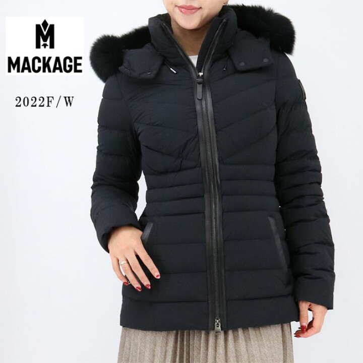 楽天市場】【MACKAGE】マッカージュ PATSY-BX BLACK ダウンコート  