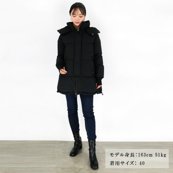 楽天市場】HERNO ヘルノ PI128DL 11106 9300/BLACK LAMINAR ラミナール  