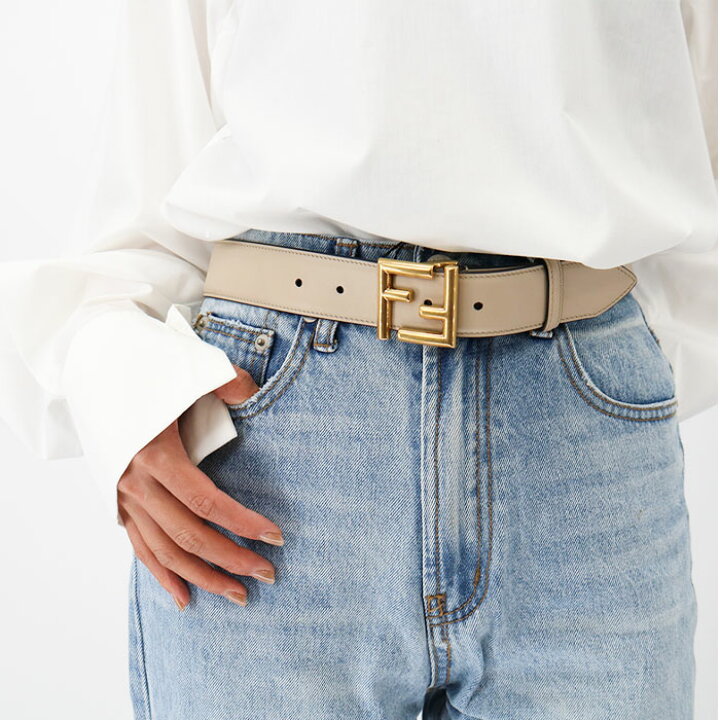 楽天市場】FENDI フェンディ レディースFFバックルベルト 8C0649  