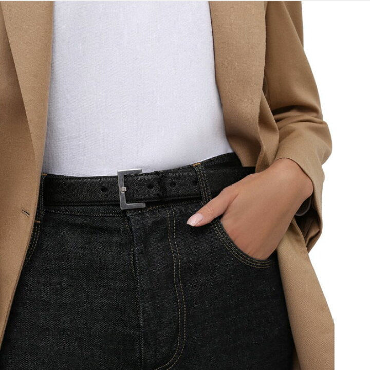 楽天市場】【SAINT LAURENT】サンローラン レザーベルト 634437 BOO0W  