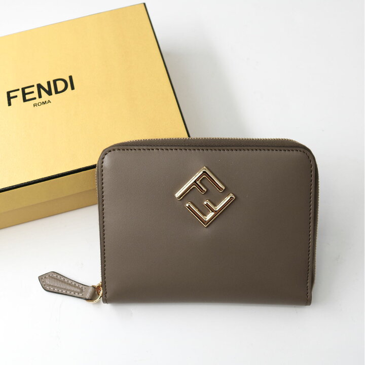 楽天市場】FENDI フェンディ— ラウンドジップ 二つ折り財布 8M0508 