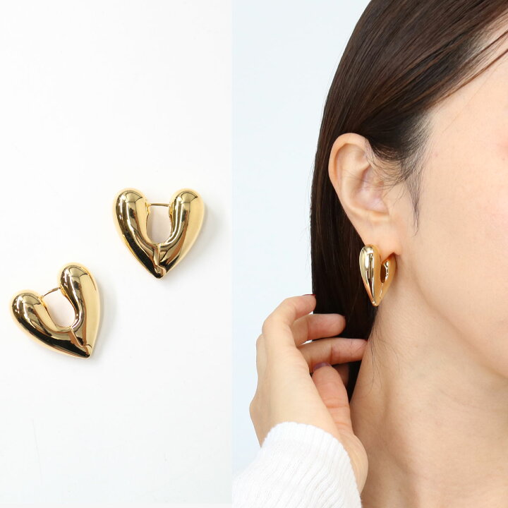 楽天市場】□ANNIKA INEZ アニカイネズ HEART HOOPS LRG ハートフープ 