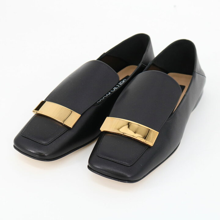 セルジオロッシ プレート sr1 エスパドリーユ ナッパレザー ゴールド  