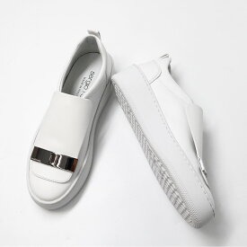 ■SERGIO ROSSI セルジオ・ロッシ A79290 MMV117400 9000 SR1 シルバープレート×レザー ADDICT プラットフォーム シューズ スニーカー 厚底 靴 レディース ホワイト BIABCO レザー ブランド