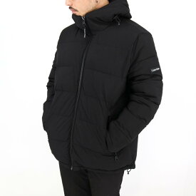 Calvin Klein カルバンクライン CM052418 メンズ中綿アウター HOODED PUFFER JACKET ジャンパー ブルゾン 防寒 ロゴ BLACK