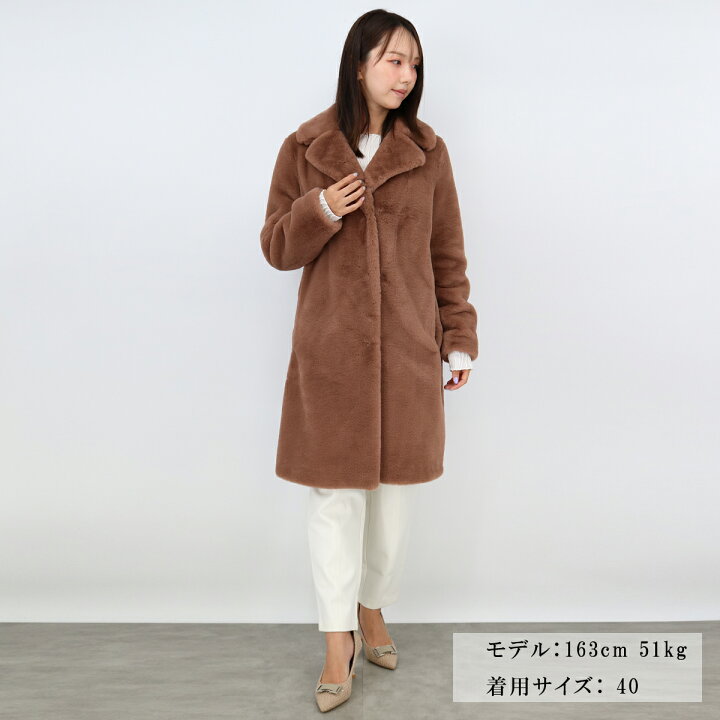 楽天市場】HERNO ヘルノ エコファーコート GC000411D 12422 8750/BROWN 