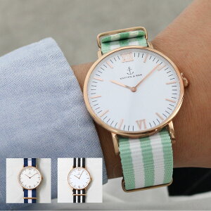 KAPTEN&SON �L���v�e���A���h�T�� �t�F�C�X��40mm �i�C�����x���g ���f�B�[�X �����Y ���j�Z�b�N�X �r���v �y�A�E�H�b�`�ɂ��I�X�X���@ Campus Nylonbelt/�a�����v���[���g �v���[���g��/�o�[�Q�� �u