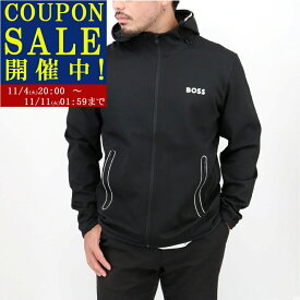 ■HUGO BOSS ヒューゴ ボス ボスコレクション 50542948 メンズ アクティブ ストレッチギャバジン ジップアップフーディ サーモレギュレーションテクノロジーSicon TOC パーカー 長袖 ブランド【sale_1104】【SALE500】