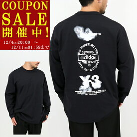 ■Y-3 ワイースリー GRAPHIC LONG SLEEVE TEE JX4747 バックプリント ロンT 長袖 LS TEE クルーネック カットソー メンズ レディース ユニセックス ブランド【sale_1204】【SALE1500】