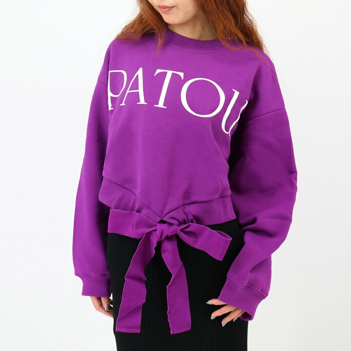 楽天市場】PATOU パトゥ クロップド グログラン スウェットシャツ 
