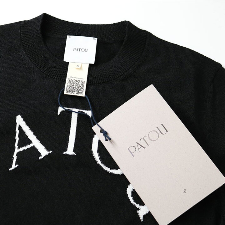 楽天市場】PATOU パトゥ KN0688045 ロゴ半袖ニット クルーネック  