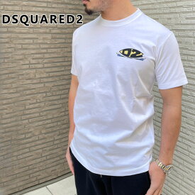 DSQUARED2 ディースクエアード S71GD1247 S23009 メンズ半袖 TシャツT-Shirt COOL FIT カットソー クルーネック ロゴT コットン 100 M L XL　大きいサイズ有