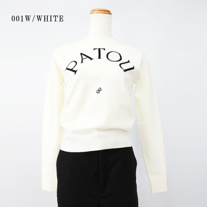 楽天市場】【PATOU】パトゥ KN1108045 ロゴニット ウールブレンド 長袖  