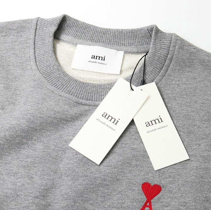 楽天市場】ami paris アミ パリス BFUSW001.730 レディーススウェット 