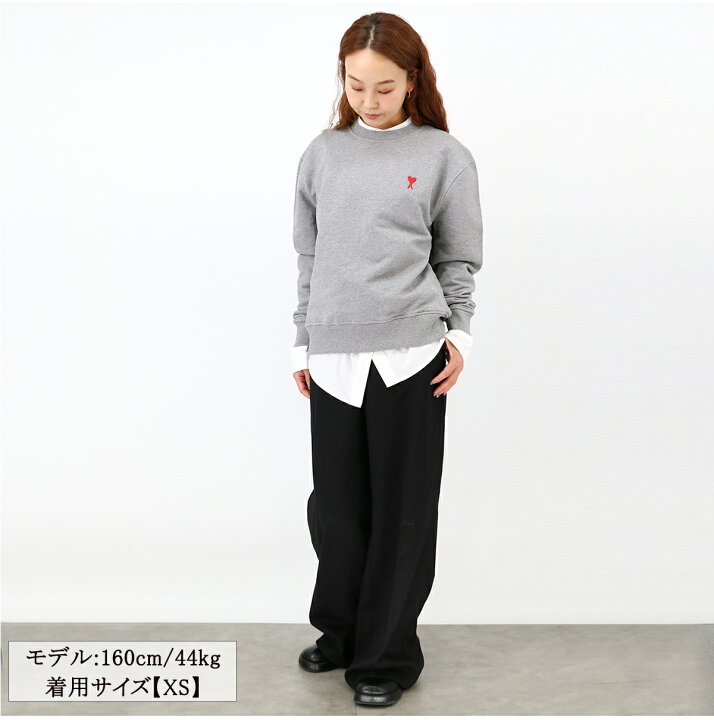 楽天市場】ami paris アミ パリス BFUSW001.730 レディーススウェット 