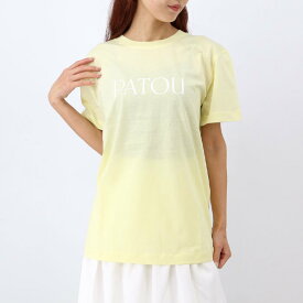 PATOU パトゥ　JE0299999213M MIMOSA レディースロゴTシャツ ESSENTIAL PATOU T SHIRT コットン SS TEE クルーネック 半袖 カットソー