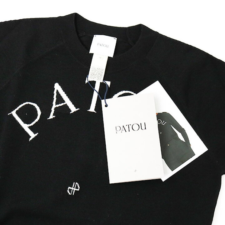 楽天市場】【PATOU】パトゥ KN1108045 ロゴニット ウールブレンド 長袖  