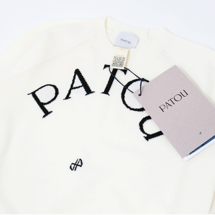 楽天市場】【PATOU】パトゥ KN1108045 ロゴニット ウールブレンド 長袖  