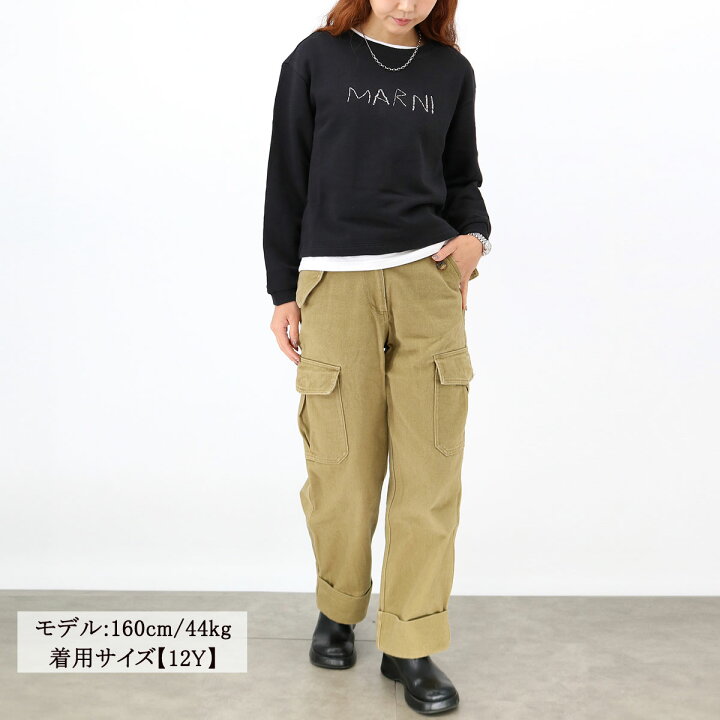 楽天市場】□ MARNI KIDS マルニ キッズ 大人もOK ロゴトレーナー 