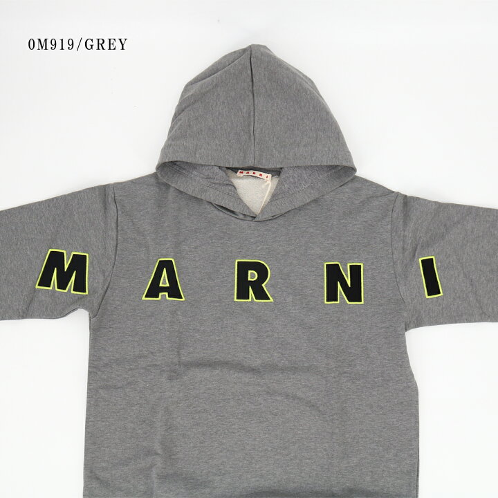 楽天市場】□ MARNI KIDS マルニ キッズ 大人もOK ロゴフーディ M01266  