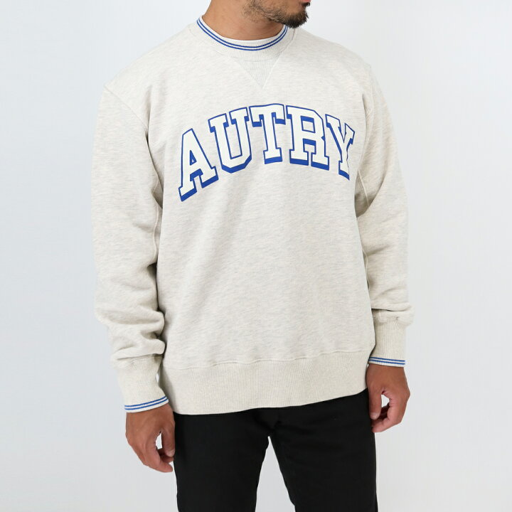 楽天市場】AUTRY オートリー SWPM522M MELANGE ロゴスウェット 長袖  