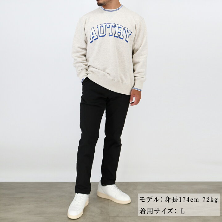 楽天市場】AUTRY オートリー SWPM522M MELANGE ロゴスウェット 長袖  