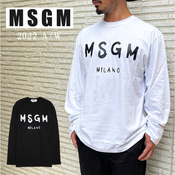 楽天市場】【MSGM】エムエスジーエム メンズロングスリーブTシャツ 